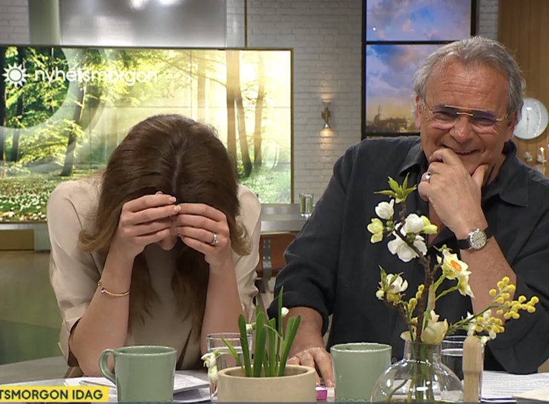 Steffo var taggad inför champagnesåsen som skulle tillagas senare under förmiddagen. Foto: TV4/Nyhetsmorgon Steffo var taggad inför champagnesåsen som skulle tillagas senare under förmiddagen. Foto: TV4/Nyhetsmorgon